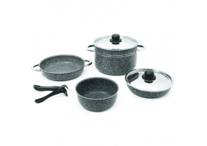 Stone Rock 20 Aluminium Cookware Set