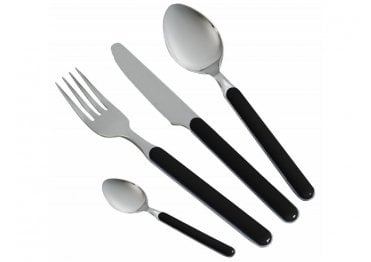 Brunner Cutlery Set 16Pcs - Black