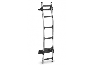 Ford Transit Custom Rear Door Ladder Rhino Aluminium 2023 on - TWIN DOORS