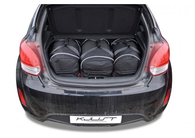 Kjust Tailor Made Sport Boot Bag Set - Hyundai Veloster Coupe 2011  class=