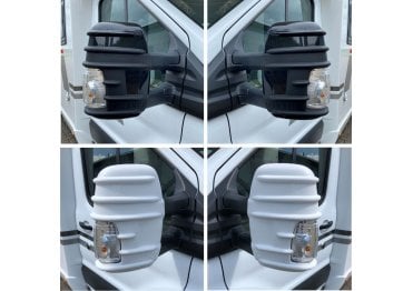 Mirror Protectors - Transit MK8 MOTORHOMES with Twin Arms ONLY