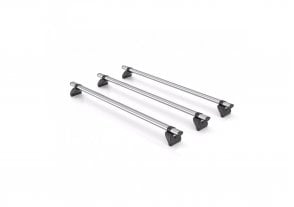KammBar Fleet Roof Bars - 3 Steel Bars - Ford Transit Custom 2013 on - L1H1 / L2H1