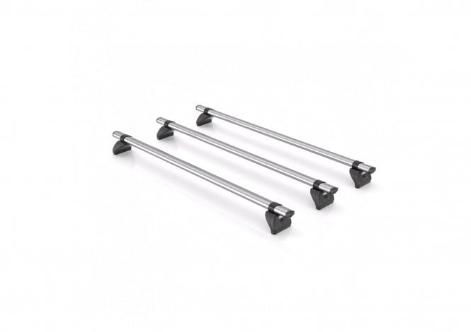 Rhino KammBar Fleet Roof Bars - 3 Steel Bars - Peugeot Partner 2018 on - L1H1