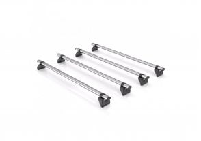 KammBar Fleet Roof Bars - 4 Steel Bars - Fixed and T-Track - Mercedes Sprinter 2006 > 2018 - L2H1 / L2H2 / L3H2 / L4H2