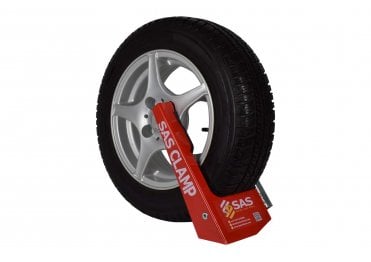 Supaclamp Duo Wheelclamp, in case - Sold Secure Silver