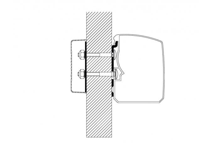 Thule Adapter 3200 Flat Wall