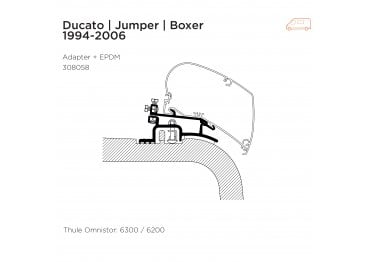 Boxer Adapter Series 6 1994-2006 (Adapter + EPDM)