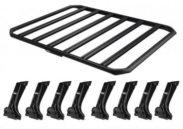Caprock XXL Roof Rack - Jeep Wrangler SUV 18- (Rain gutter)