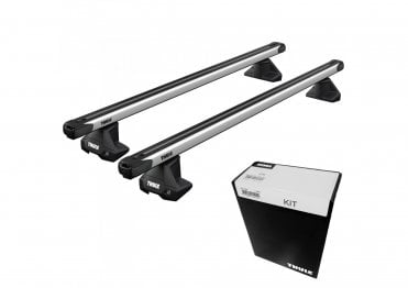 Slide Bar EVO Roof Bars - Citroen e-C4 X 4-dr Saloon 23- (Normal Roof)