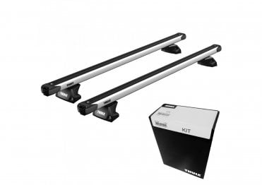 Slide Bar EVO Roof Bars - Mercedes EQA SUV 21- (Flush Rails)