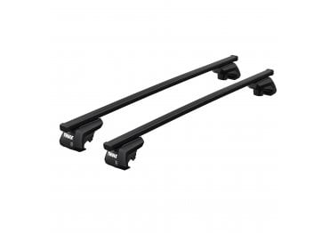 Thule SquareBar EVO Roof Bars - Jeep Cherokee 5-dr 08-13 (Raised Rails)