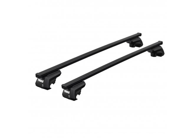 Thule  SquareBar EVO Roof Bars - Kia Sedona  5-dr 99-05 (Raised Rails)