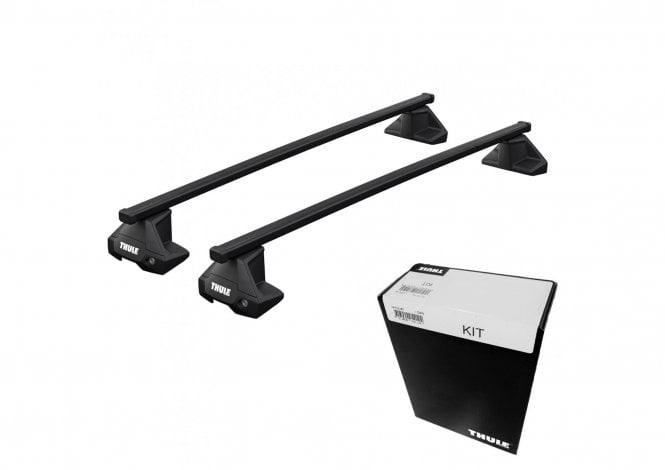 Thule SquareBar EVO Roof Bars - Peugeot  308 Hatch 5dr 22- No glass roof (Normal Roof)