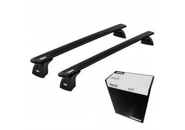 Thule WingBar EVO Black Roof Bars - Citroen Berlingo  4-dr Van 08-18 (Fix Point)