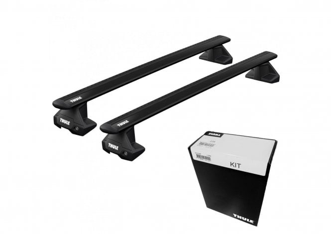 Thule WingBar EVO Black Roof Bars - MG 4 Hatch 23- (Normal Roof)