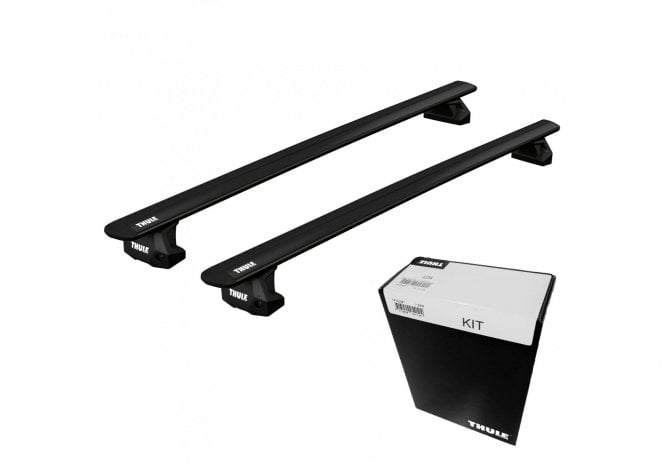 Thule WingBar EVO Black Roof Bars - Nissan NV250 5-dr Van, 19- (Fix Point)