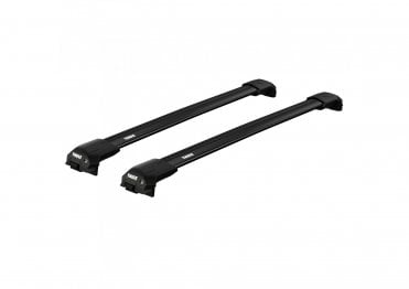 WingBar EVO Edge Black Roof Bars - Jaguar X-Type 5-dr Estate 03-09 (Raised Rails)