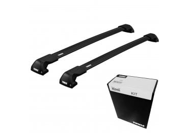 Thule WingBar EVO Edge Black Roof Bars - Suzuki Sx4 S-Cross 5-dr 14- (Flush Rails)