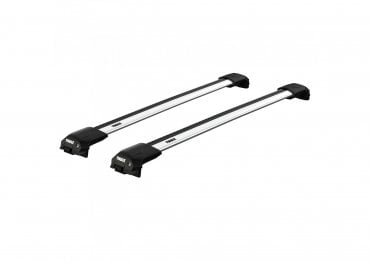 WingBar EVO Edge Silver Roof Bars - Ford Focus Estate 04-07 (Raised Rails)