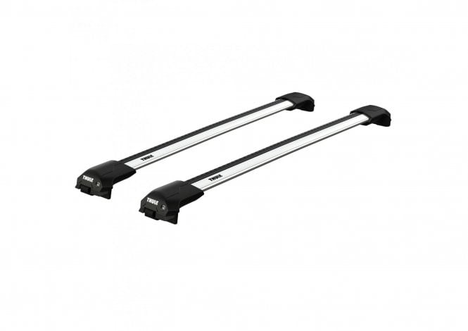 Thule WingBar EVO Edge Silver Roof Bars - Ford Mondeo Estate 07-14 (Raised Rails)
