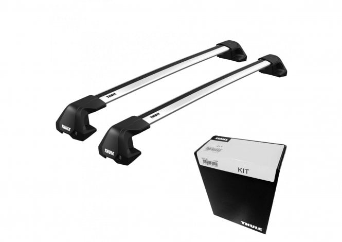 Thule WingBar EVO Edge Silver Roof Bars - Hyundai  i20 5-dr Hatch 20- (Normal Roof)