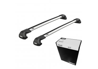 WingBar EVO Edge Silver Roof Bars - Infiniti Q30  5-dr Hatch 16-19 (Fix Point)