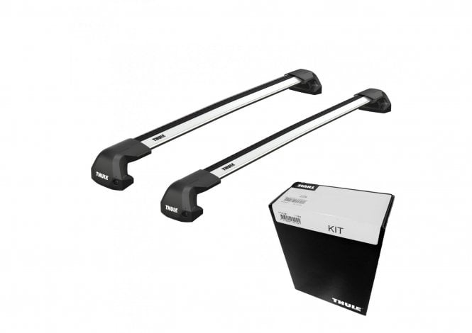 Thule WingBar EVO Edge Silver Roof Bars - Subaru Forester SUV 19- (Fix Point)