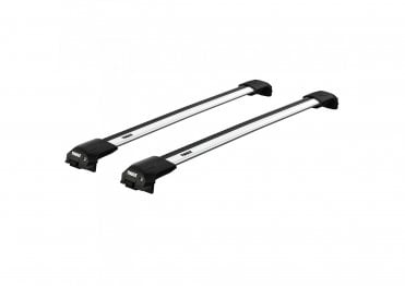 WingBar EVO Edge Silver Roof Bars - VW Amarok 4-dr Pickup 23- (Raised Rails)