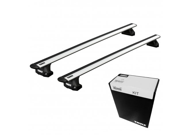 Thule WingBar EVO Silver Roof Bars - BMW 3-Series Saloon (G20) 19- (Fix Point)