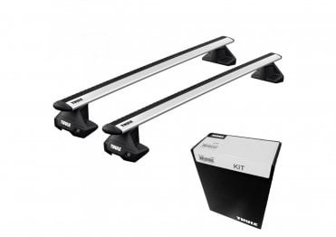 WingBar EVO Silver Roof Bars - Bmw iX1 SUV 23- (Normal Roof)