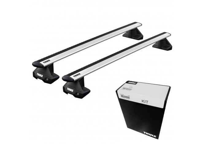 Thule  WingBar EVO Silver Roof Bars - Chevrolet Malibu 4-dr Saloon 16- (Normal Roof)