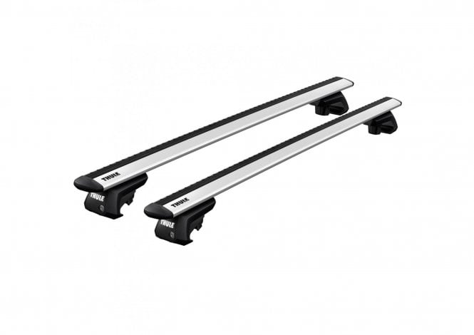 Thule WingBar EVO Silver Roof Bars - VW Amarok 4-dr Pickup 23- (Raised Rails)