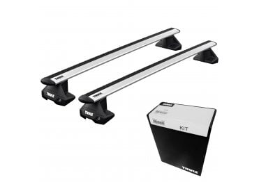 Thule WingBar EVO Silver Roof Bars - VW Passat 4-dr Saloon 05-09 (Normal Roof)