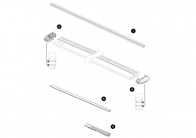 Thule WingBar EVO - Spare Parts