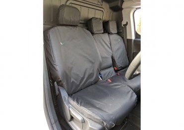 Tailored Drivers Front Seat Cover - Peugeot Partner 2019on - Black