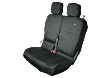 Tailored Front Double Seat Cover - Citroen Berlingo 2008 > 2018 - Black
