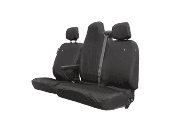 Tailored Front Seat Cover Set (Single Double) - Renault Master 2010on - Black