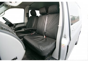 Tailored Passenger Front Seat Cover - VW Transporter T5 - Black