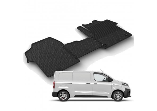 Town and Country Van Tailored Rubber Mats - Toyota Proace 2016 on