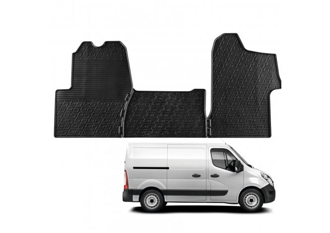 Town and Country Van Tailored Rubber Mats - Vauxhall Movano 2014 on (Single Cab)